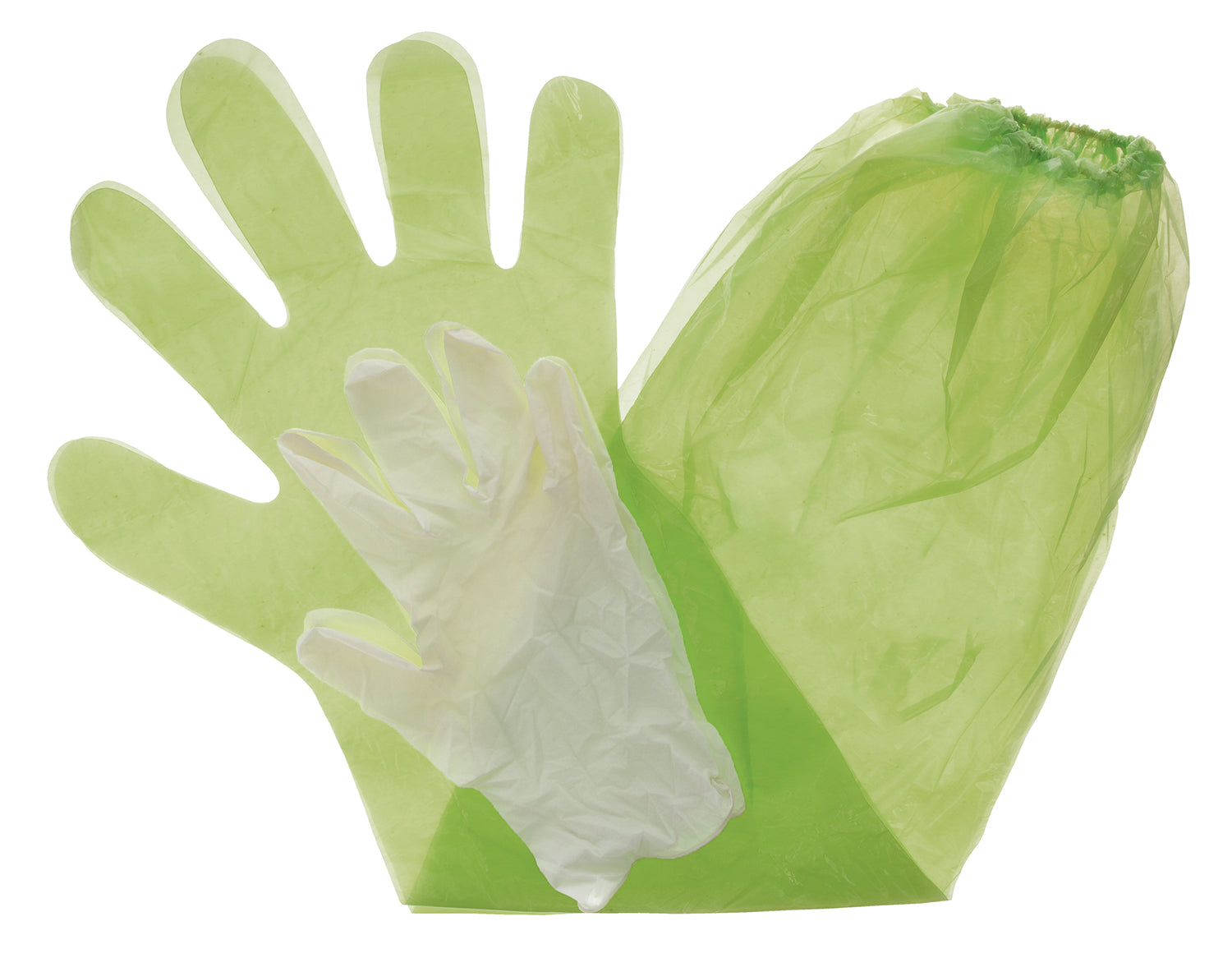 HME GCG4 Green Game Cleaning Gloves with Towelette OSFA 4-Piece Package