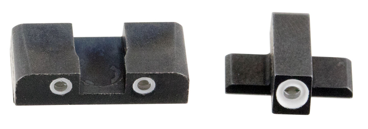 AmeriGlo SG161 Classic Tritium Sig Sauer Sight Set – Green Tritium White Outline Front Sight & Rear Sight