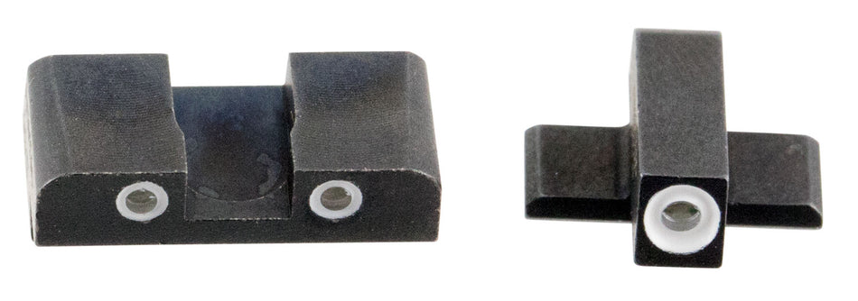 AmeriGlo SG161 Classic Tritium Sig Sauer Sight Set – Green Tritium White Outline Front Sight & Rear Sight
