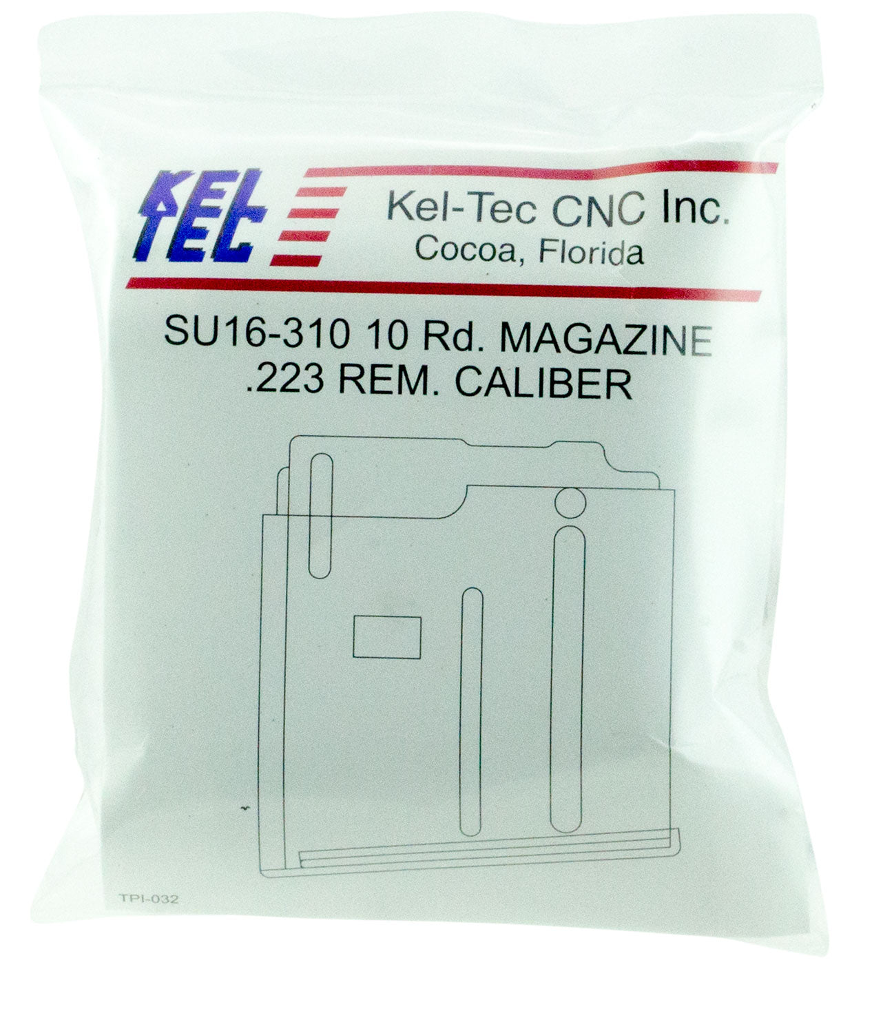 Kel-Tec SU-16 PLR-16 10rd 5.56 NATO Blued Rifle Magazine