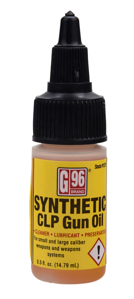 G96 1070 Gun Oil 0.50 oz Tube - Polymer-Safe Firearm Cleaner and Lubricant