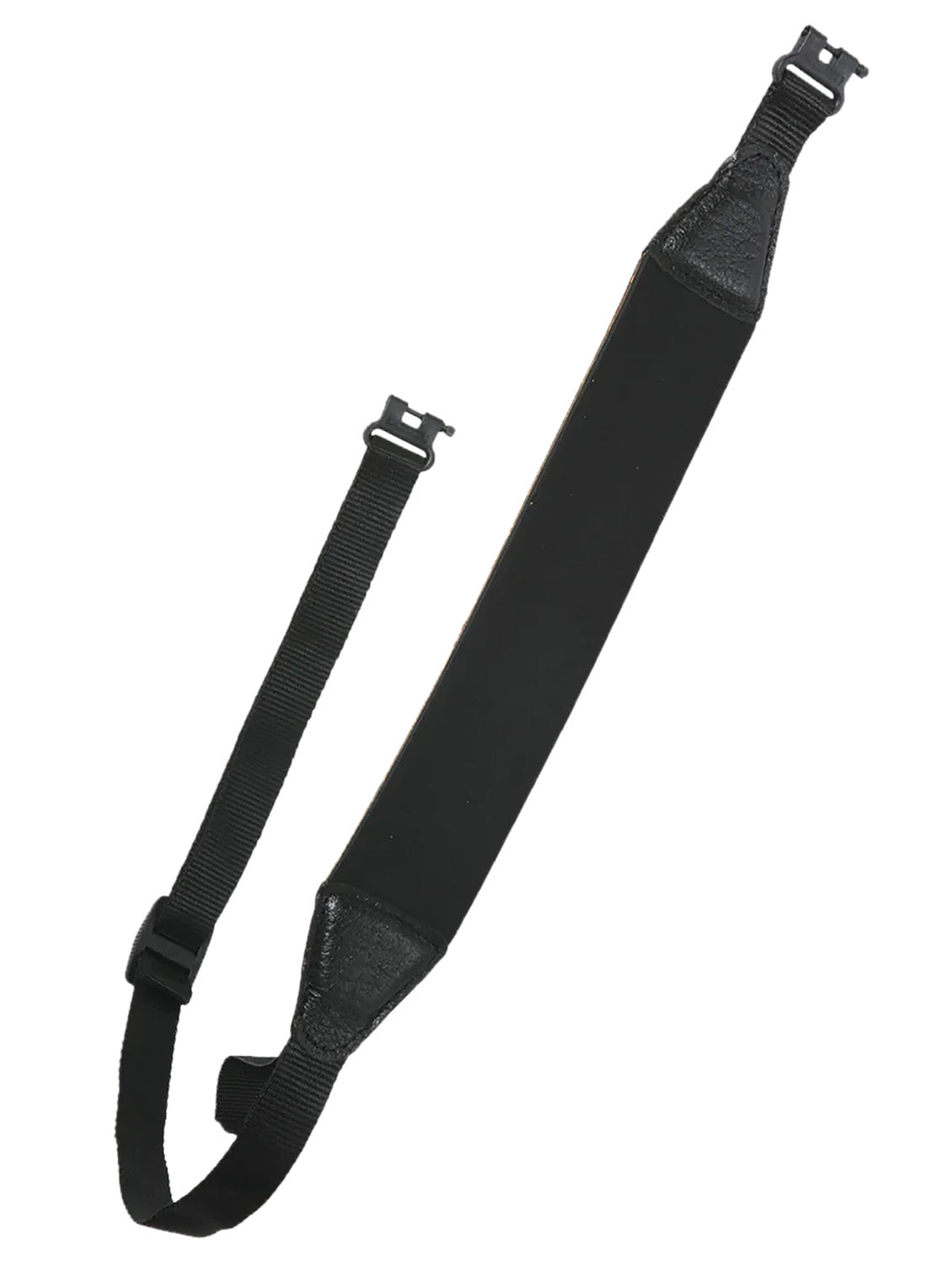 Outdoor Connection NDS90063 Elite Adjustable Sling Black Leather/Neoprene w/Brute Swivels