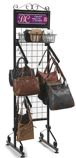 Bulldog BDP-025R Concealed Carry Purse Display Set with Rack, 20 Purses