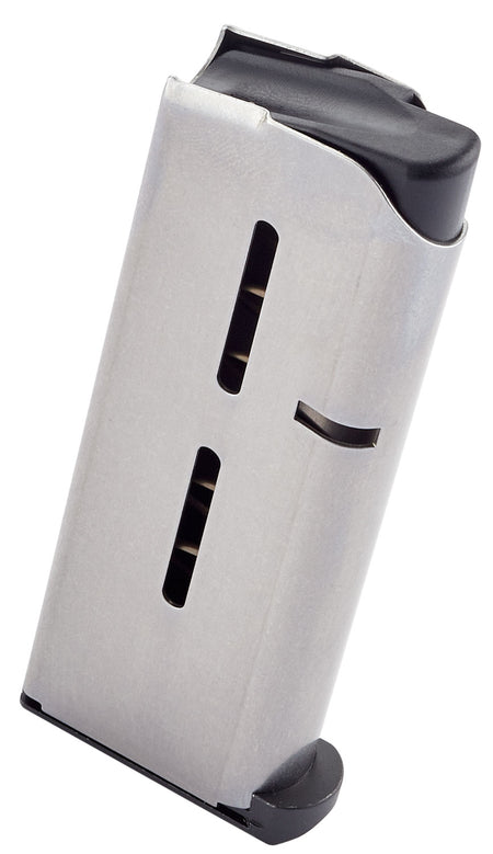 Wilson Combat 47OXC .45 ACP 7rd 1911 Officer Stainless Magazine with Standard Floor Plate