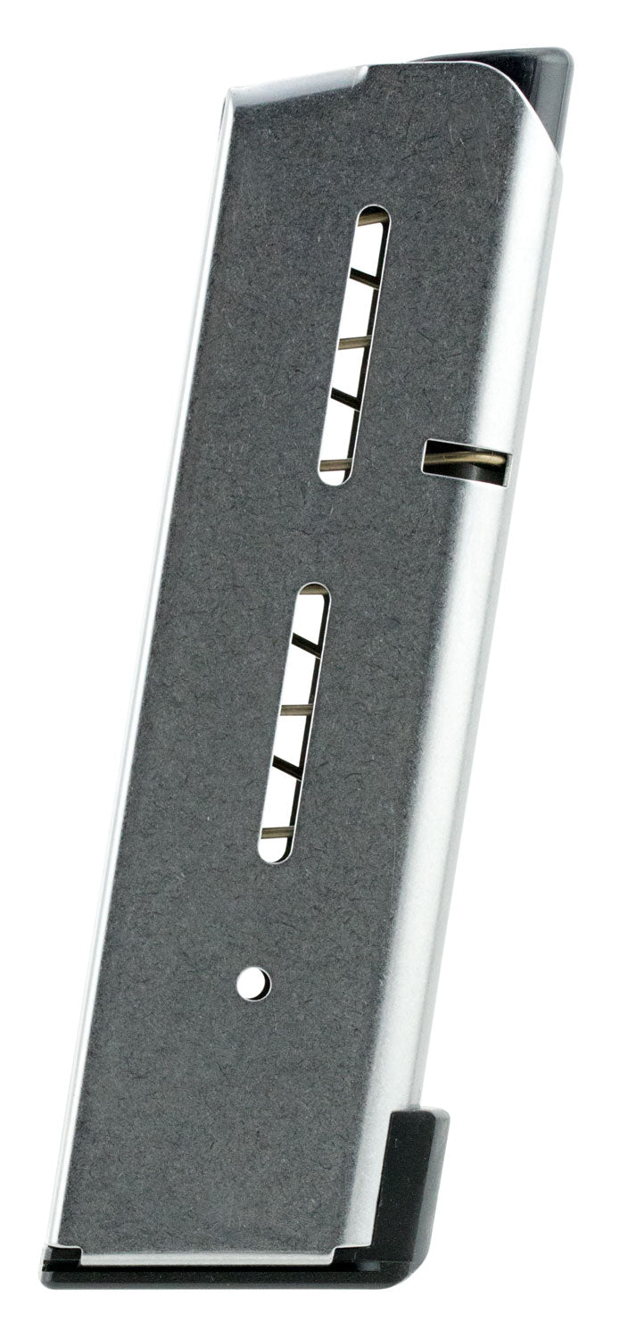 Wilson Combat 47DOX Stainless 8rd .45 ACP 1911 Officer Magazine with Lo-Profile Floor Plate