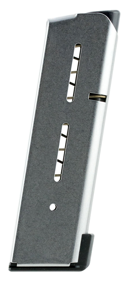 Wilson Combat 47DOX Stainless 8rd .45 ACP 1911 Officer Magazine with Lo-Profile Floor Plate