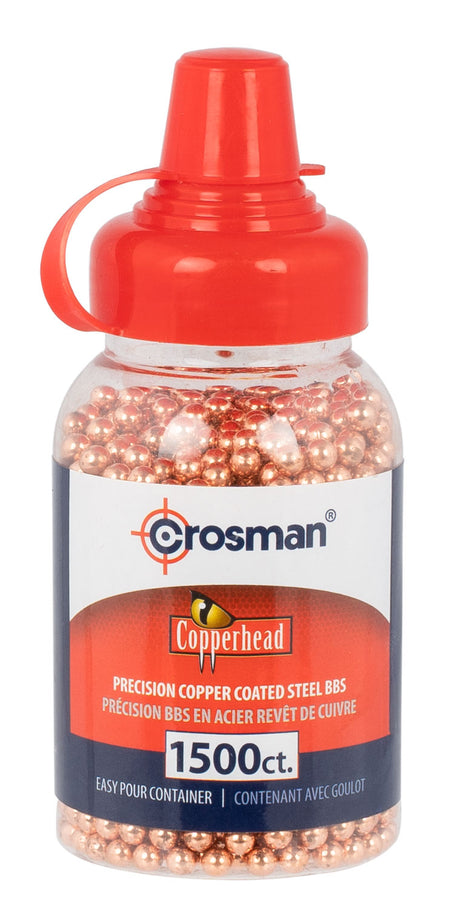 Crosman Copperhead 0737 .177 Steel BBs Copper Coated 1500/Bottle