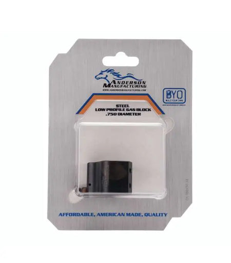 Anderson Low Profile Gas Block Kit .750 BBL Diameter Nitride