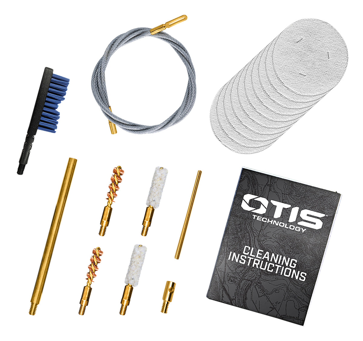Otis Patriot .22 Cal Rifle Cleaning Kit with Memory-Flex Cable 15pc