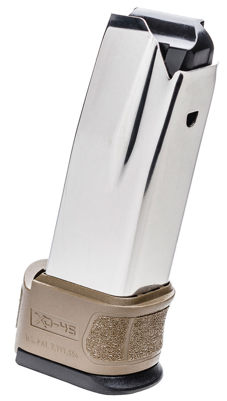 Springfield Armory XDG4550FDE 13rd .45 ACP XD Mod2 Stainless Handgun Magazine FDE
