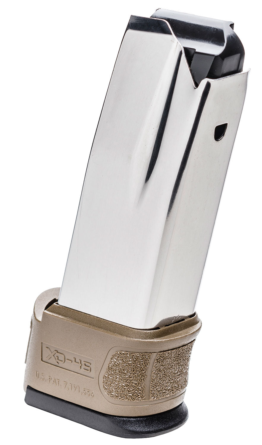 Springfield Armory XDG4551FDE 10rd .45 ACP XD Mod2 SS Handgun Magazine FDE Sleeve