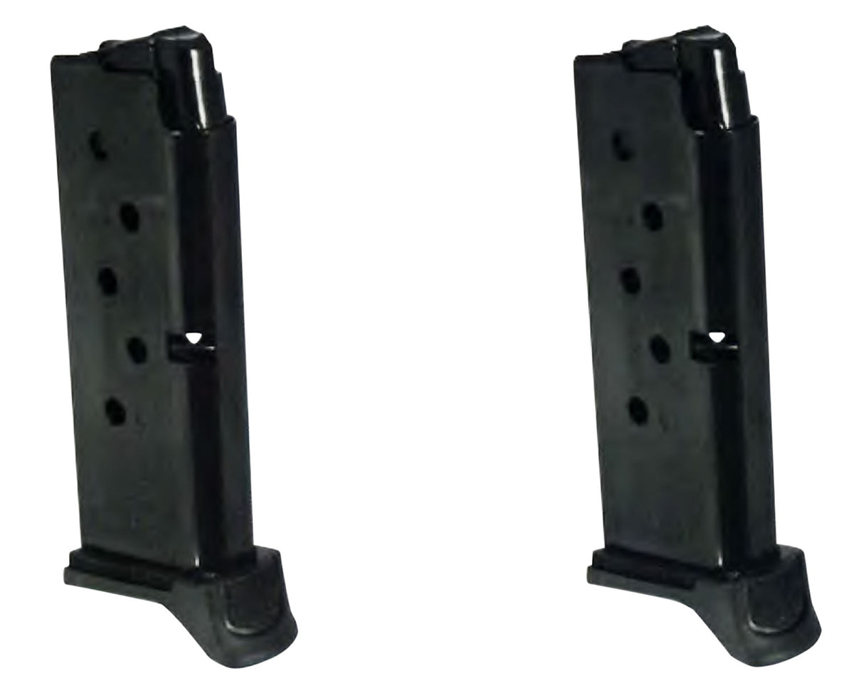 Ruger 90644 .380 ACP 6rd Blued Steel Magazine for LCP/LCP II 2-Pack