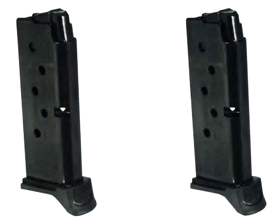 Ruger 90644 .380 ACP 6rd Blued Steel Magazine for LCP/LCP II 2-Pack