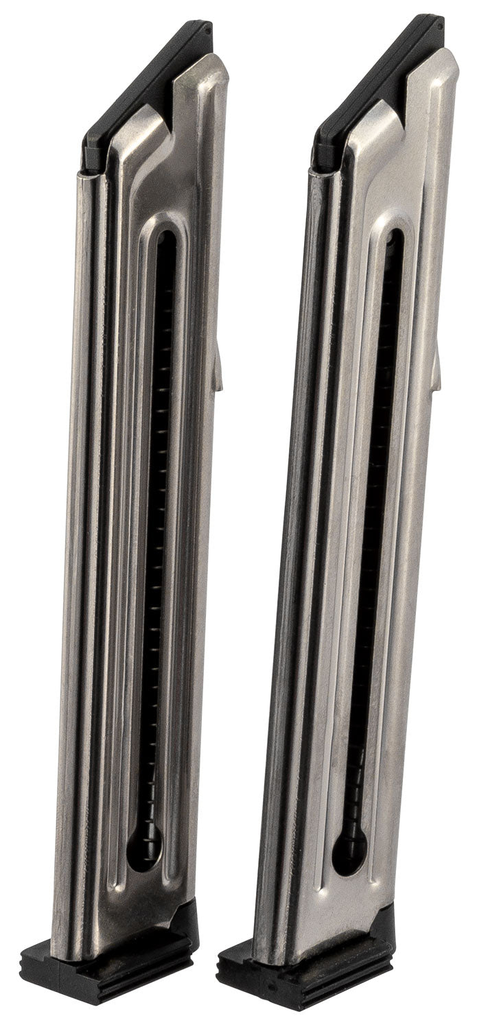 Ruger 90645 .22 LR 10rd E-Nickel Stainless Magazine for Mark III/IV 2-Pack Value