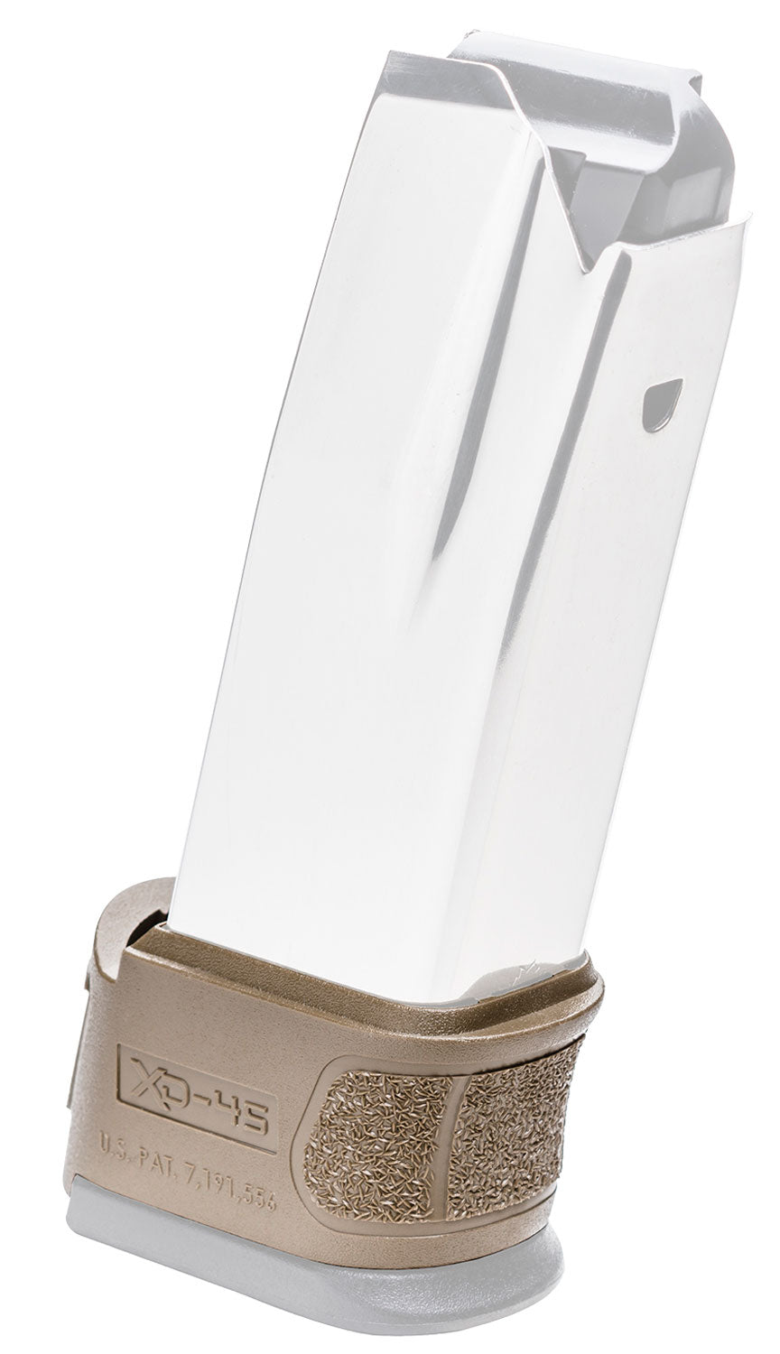 Springfield Armory XDG5007FDE 1-Piece FDE Polymer Magazine Sleeve for XD Mod.2 45 Auto