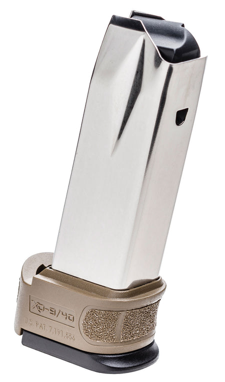 Springfield Armory XDG0940FDE 10rd .40 S&W XD Mod2 Stainless Handgun Magazine FDE Sleeve