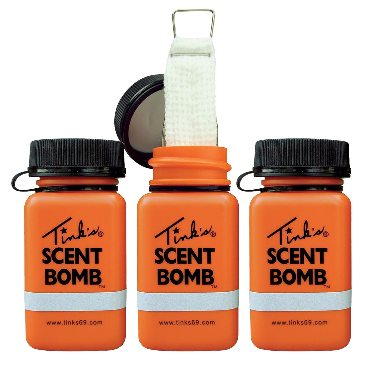 Tinks W5841 Deer Scent Bomb Applicator Jar 3 Pack 1 oz
