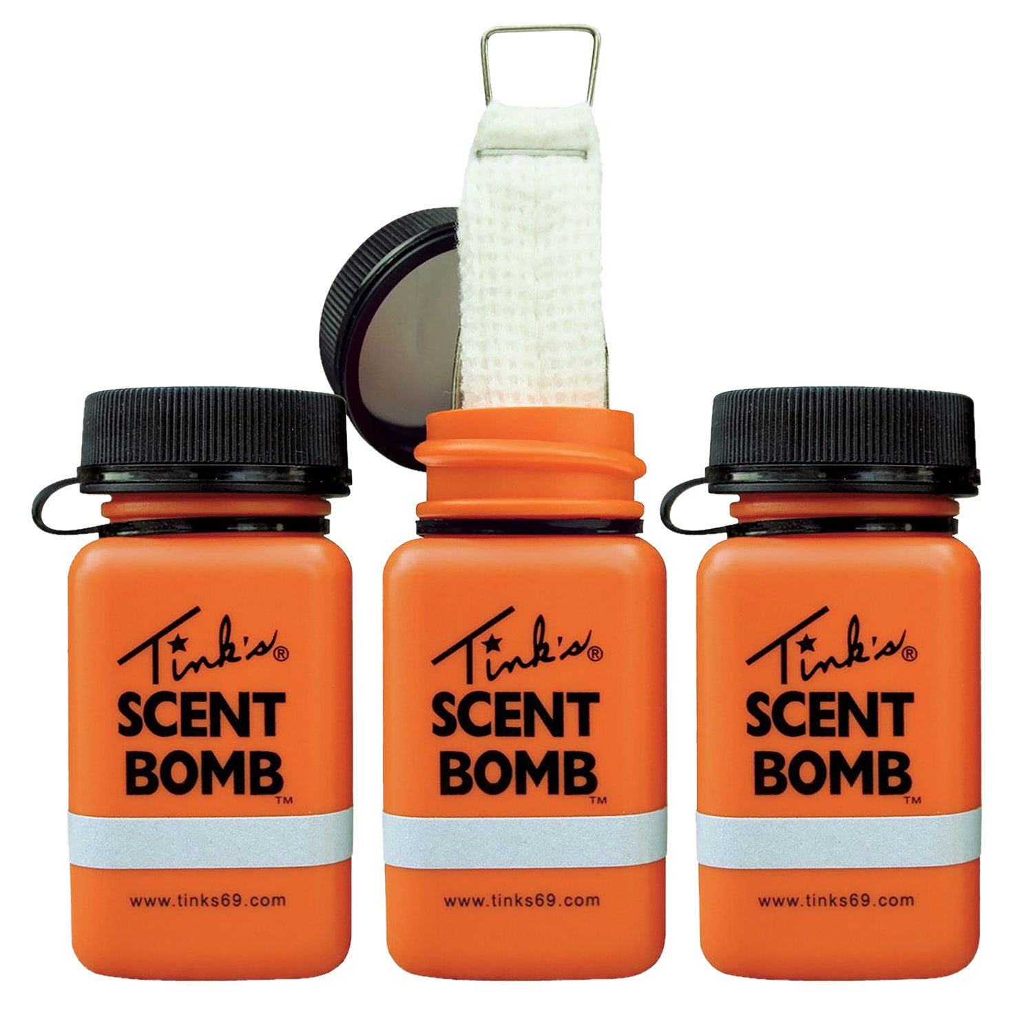 Tinks W5841 Deer Scent Bomb Applicator Jar 3 Pack 1 oz