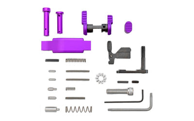 Armaspec Superlight Lower Parts Kit .223/5.56 Stainless Steel Purple