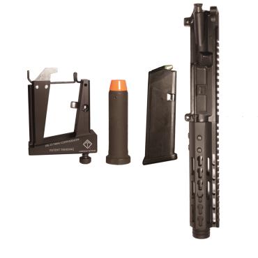 ATI 9mm AR Conversion Kit Complete 5.5" Upper 7" KM Rail with ETS 10rd Mag