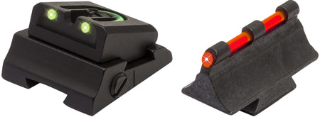 TruGlo TG961M Remington Slug Gun Fiber-Optic Replacement Sight Set Red Front Green Rear