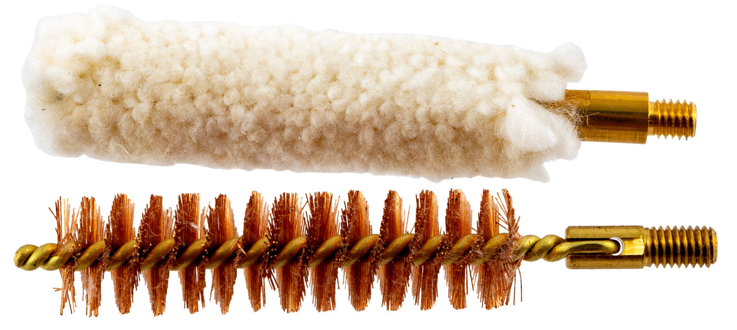 Traditions A1238 50 Cal Bronze Bore Brush & Cotton Swab Cleaning Set