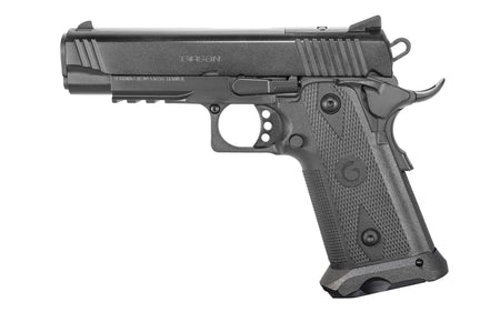 Girsan 395030 Witness2311 9mm Luger 17+1 4.25" Black Steel Barrel, Black Serrated Steel Slide, Black Polymer Frame w/Beavertail & Picatinny Rail, Black Checkered Polymer Grip, Ambidextrous