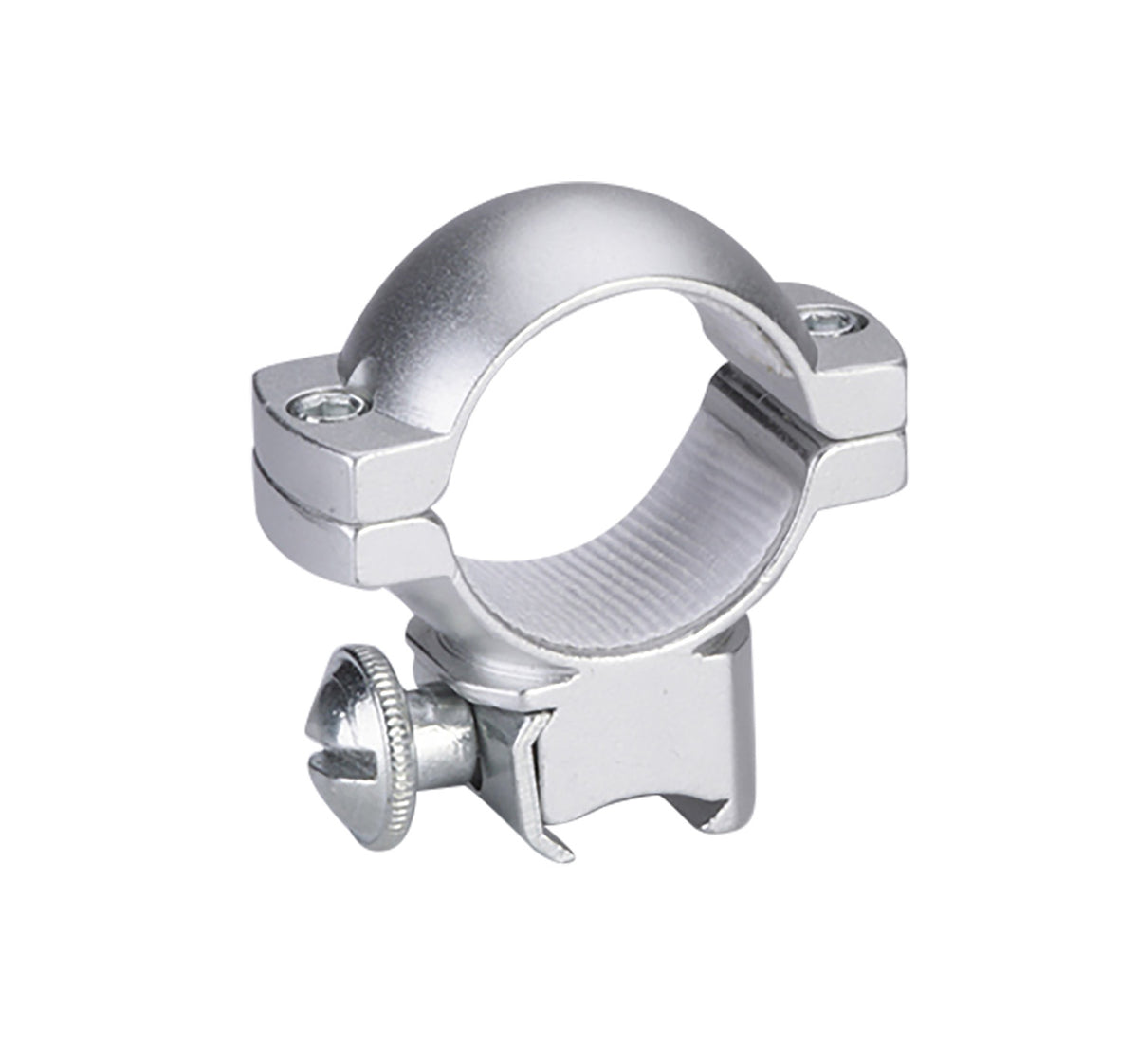 Traditions A797MA Scope Rings 1" Medium Matte Silver for 3/8" Grooved Receivers