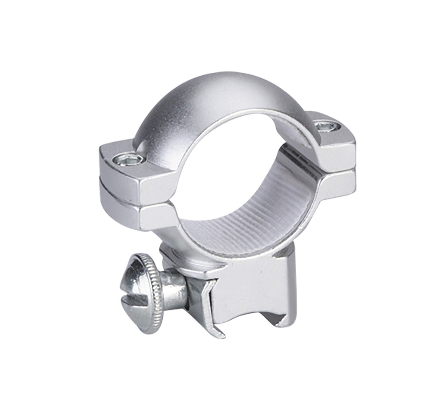 Traditions A797MA Scope Rings 1" Medium Matte Silver for 3/8" Grooved Receivers