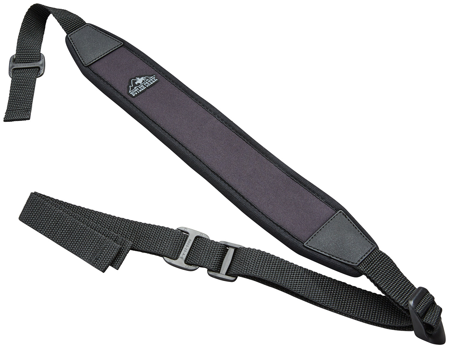 Butler Creek 80073 Easy Rider Adjustable Rifle Sling Black Neoprene Sharkskin 48" OAL