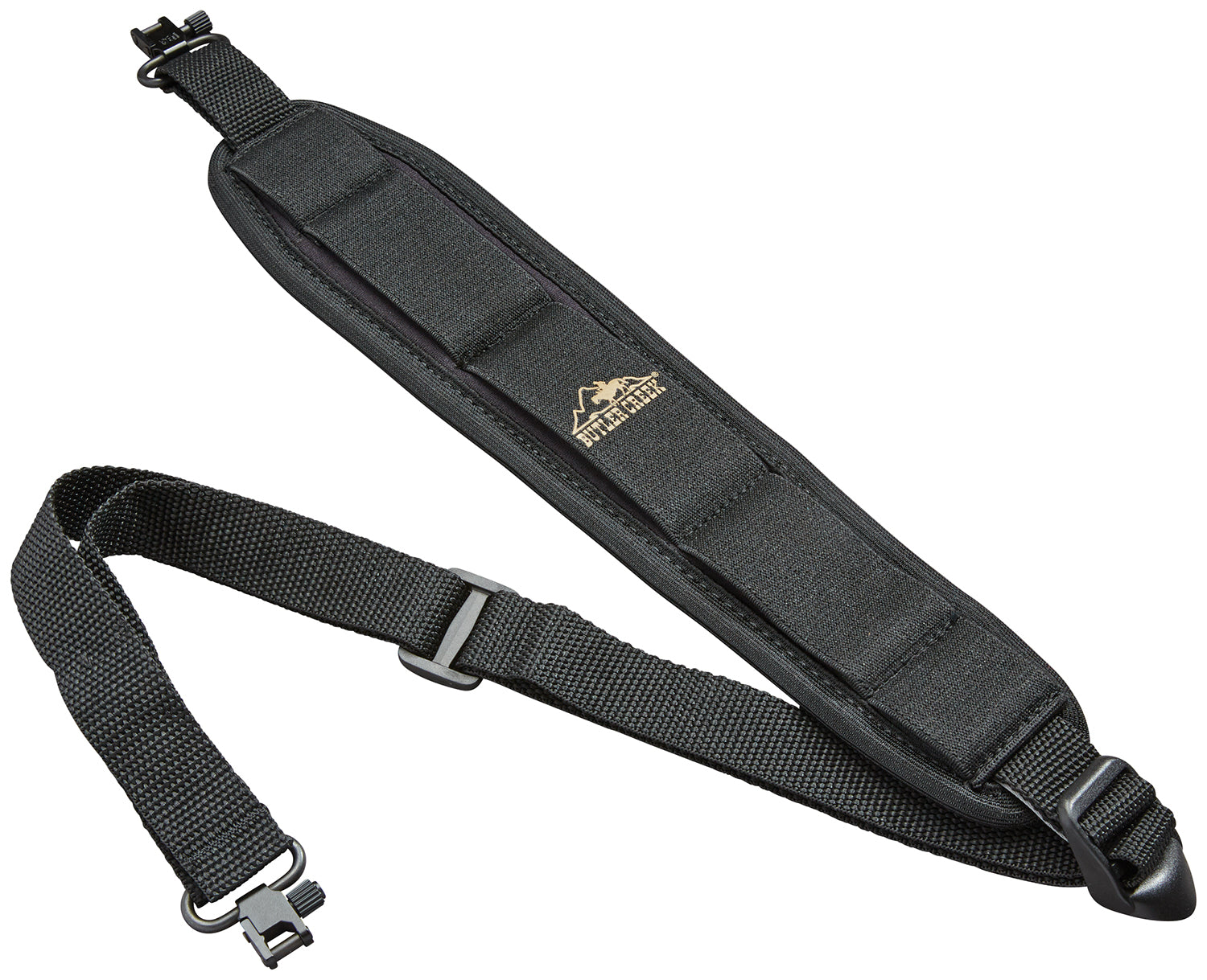 Butler Creek 81013 Black Neoprene Comfort Stretch Adjustable Rifle Sling with Swivel