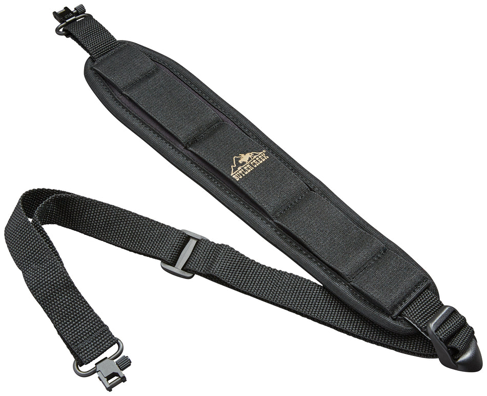 Butler Creek 81013 Black Neoprene Comfort Stretch Adjustable Rifle Sling with Swivel