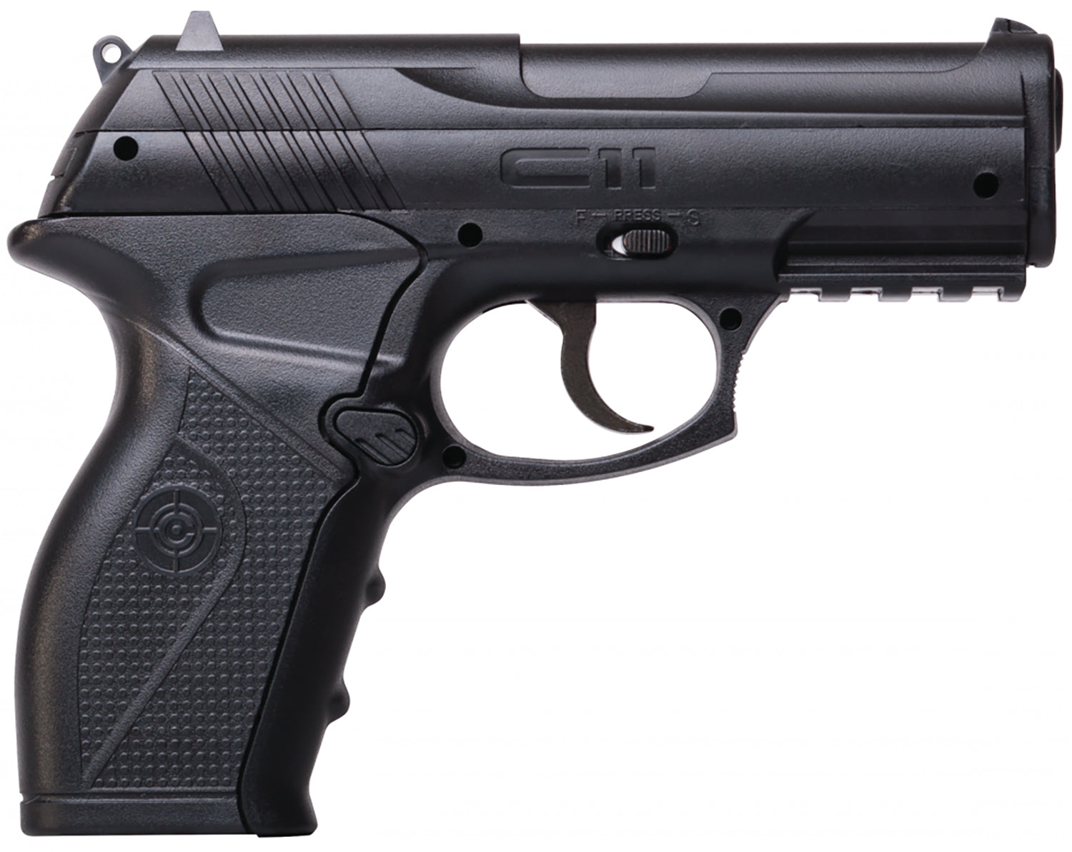 Crosman C11 .177 Cal CO2 BB Pistol 18+1 Removable Magazine Front Rail