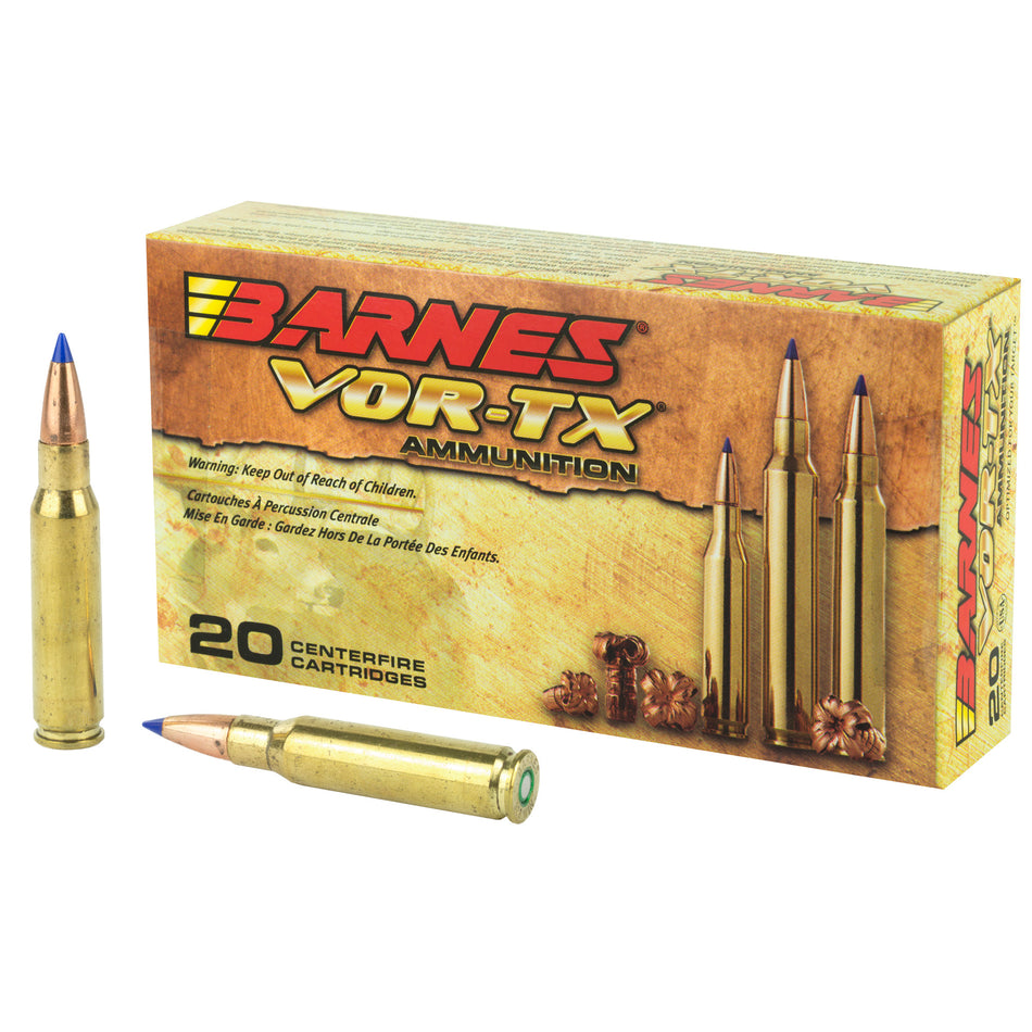 Barnes VOR-TX Tipped TSX Boat Tail 130 Grain .308 Win / 7.62x51mm 3125 fps 716876151097