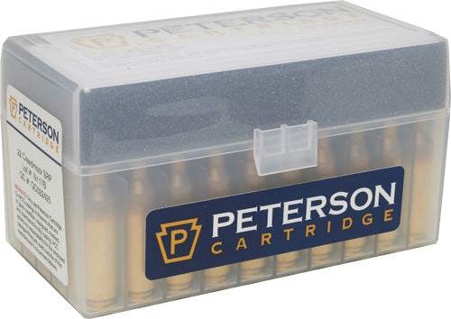 Peterson 22CM SRP Unprimed Reloading Brass Cases 50ct