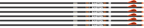 Easton 6.5MM Match Grade 500 Arrow 3" AAE Hybrid Vanes Pack of 6