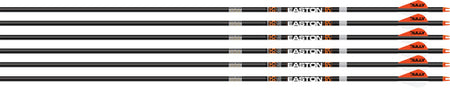 Easton 6.5MM Match Grade 500 Arrow 3" AAE Hybrid Vanes Pack of 6