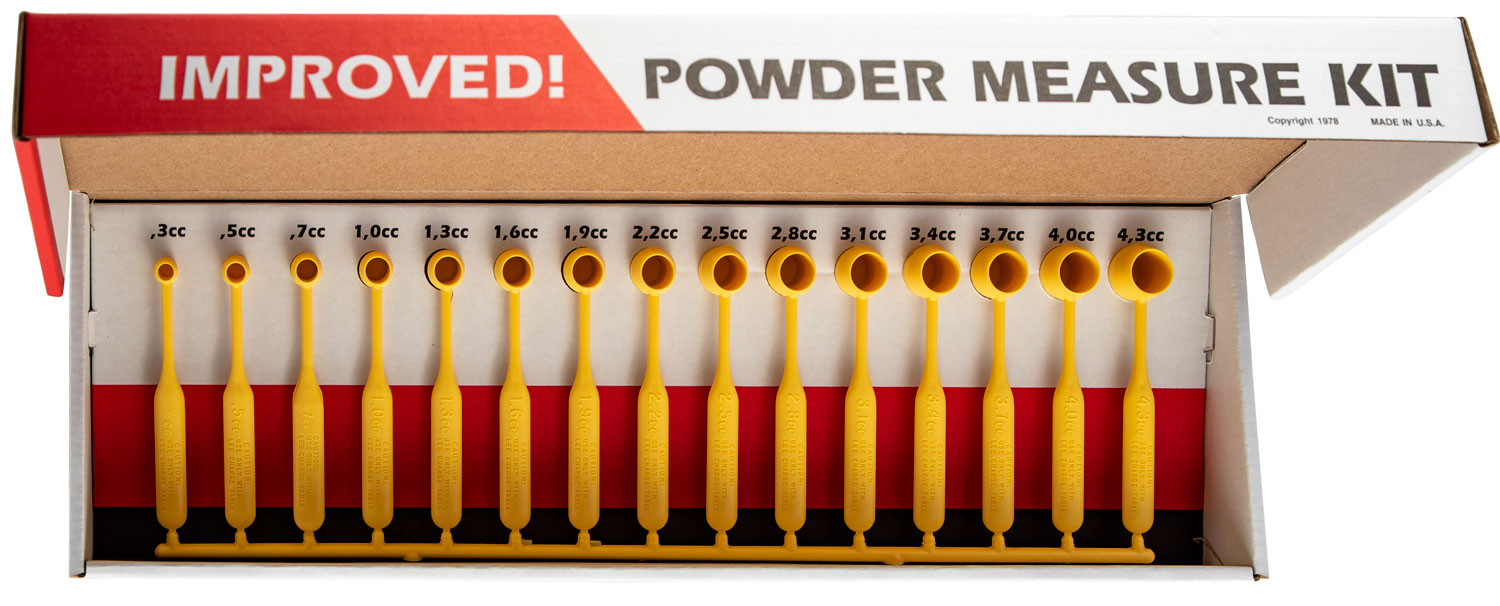 Lee Precision 90100 Dipper Kit 15 Graduated Powder Measures with Slide Reference Card