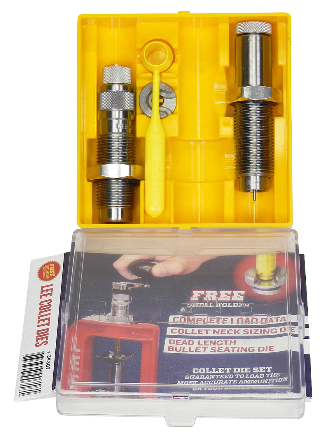 Lee Precision Collet Two-Die Set 257 Roberts with Dead Length Bullet Seater Die