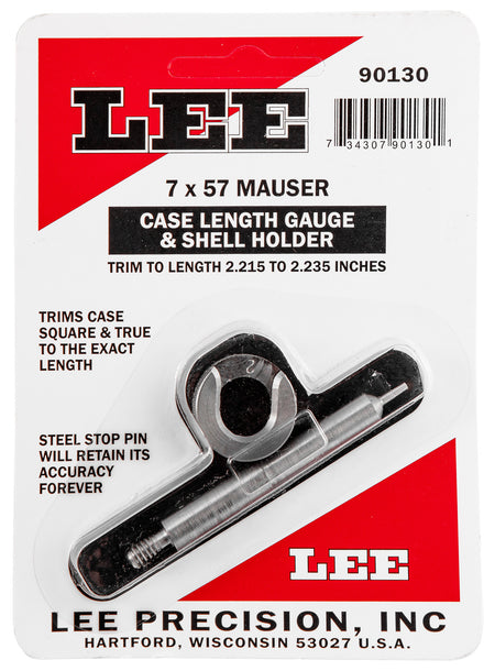 Lee 90130 7x57mm Mauser Steel Case Length Gauge for Reloading
