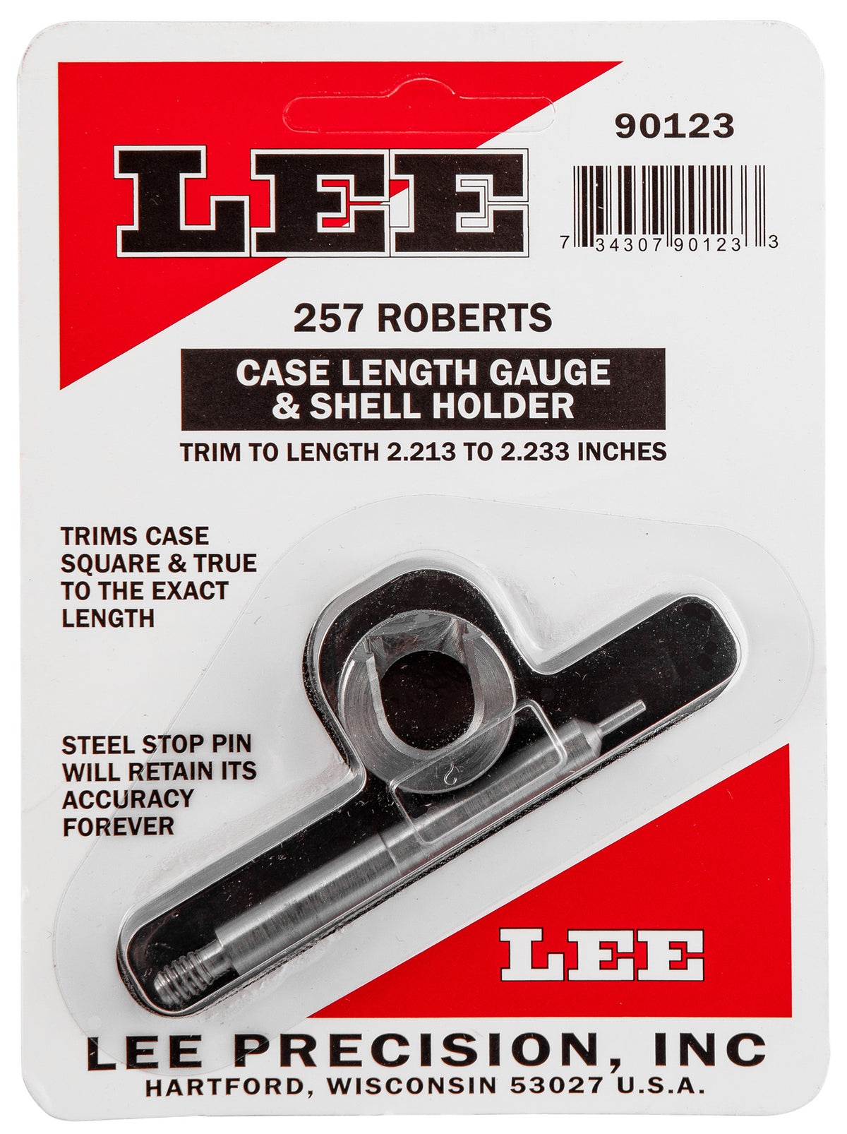 Lee 90123 257 Roberts Case Length Gauge for Reloading