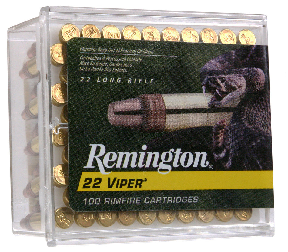 Remington Viper High Velocity Truncated Cone Solid 36 Grain .22 Long Rifle 1410 fps 047700481203
