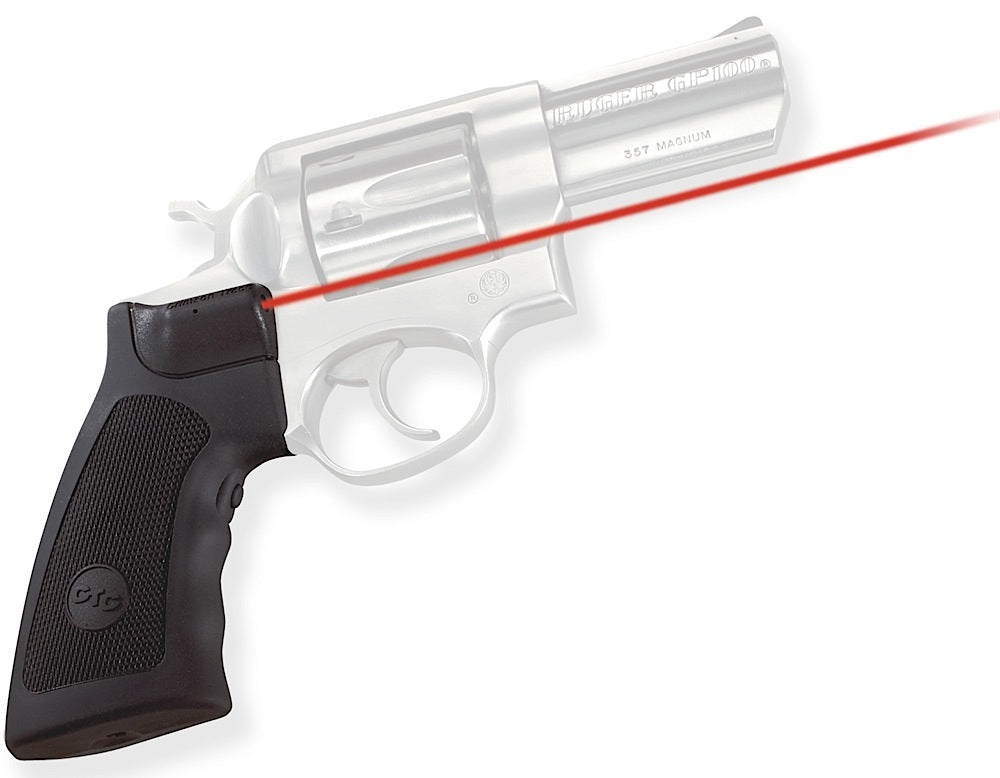 Crimson Trace 011790 Red Laser Lasergrips Ruger Alaskan/GP100/Super Redhawk, 633nM Black Polymer