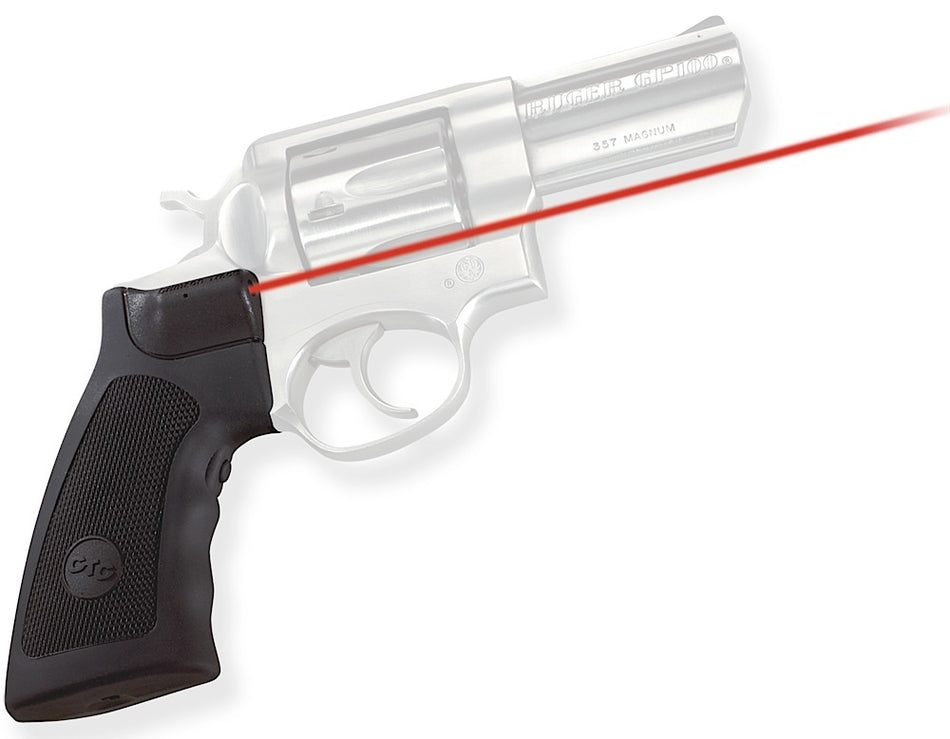 Crimson Trace 011790 Red Laser Lasergrips Ruger Alaskan/GP100/Super Redhawk, 633nM Black Polymer