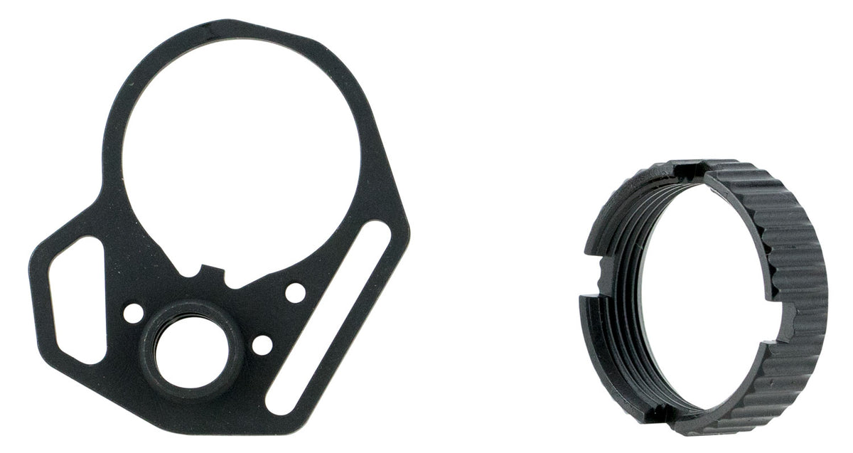 Strike Industries Multi-Function AR End Plate and Castle Nut Black Steel