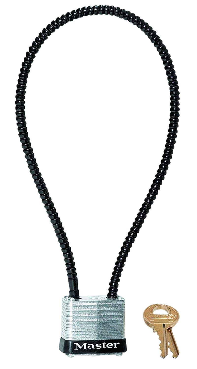 Master Lock 107DSPT Universal Keyed Cable Gun Lock Braided Steel 14 Inch