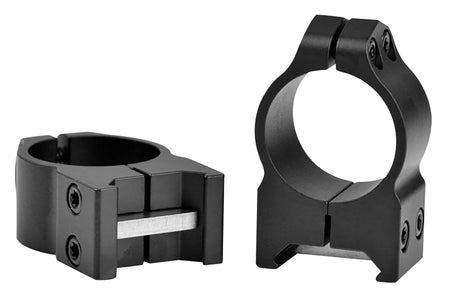 Warne Maxima 201M 1" Medium Fixed Scope Rings Matte Black Vertical Split