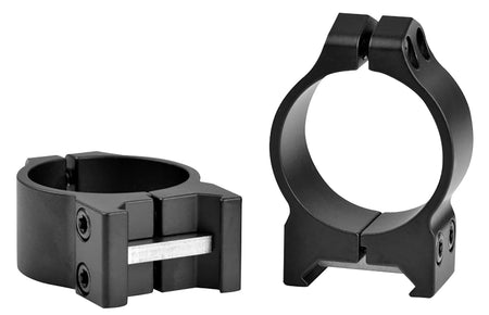 Warne Maxima 213M 30mm Low Fixed Scope Rings Matte Black Vertical Split