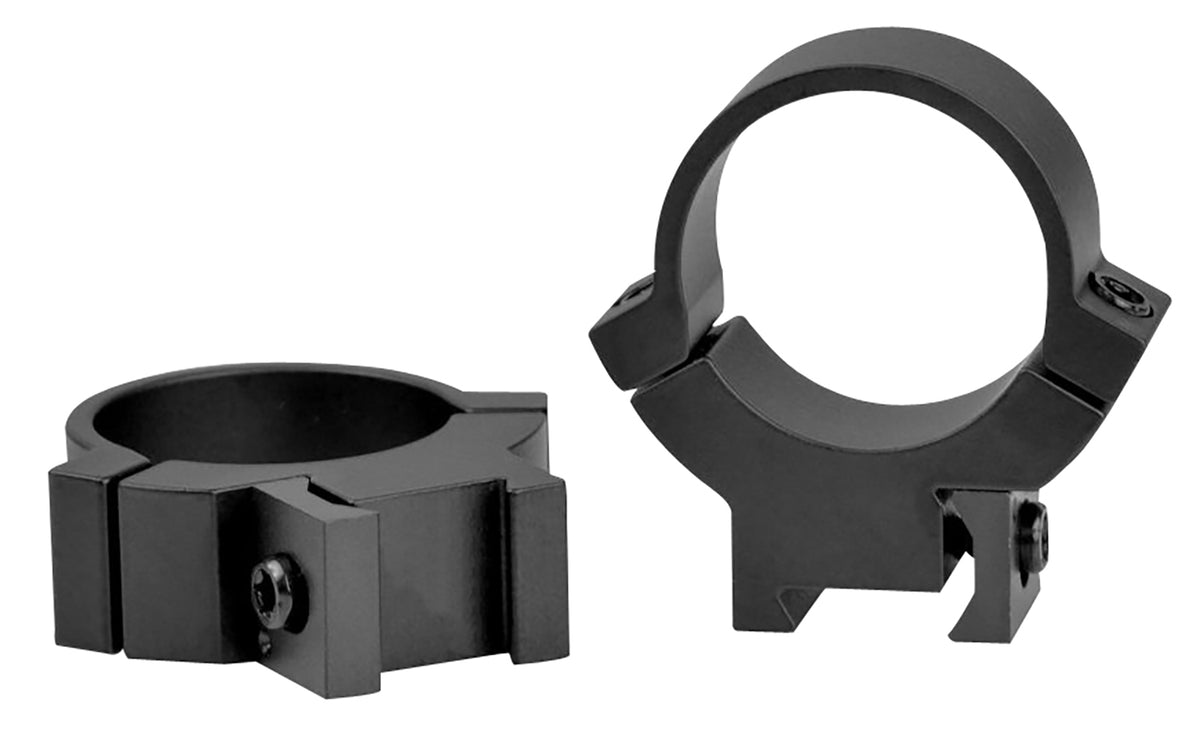 Warne Rimfire 721M 1" Tube Medium Scope Rings Matte Black Steel 3/8"/11mm Dovetail