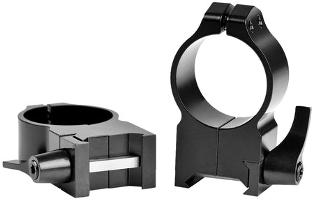 Warne 216LM Maxima Matte Black Steel 30mm Extra High Quick Detach Vertical Scope Rings